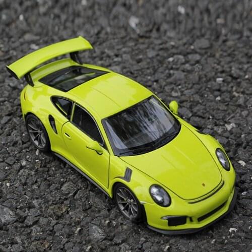 Welly 1:24 Porsche GT3 RS sports car alloy car model Diecasts Toy Vehicles Collect gifts Non-remote control type transport toy
