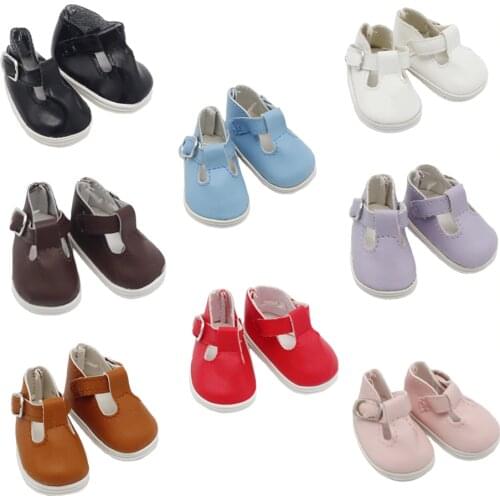 1Pair Fashion Mini Toy Shoes For EXO Dolls Fit 14.5 Inch baby Dolls as Fit 1/6 BJD Ragdoll Accessories 5*2.8CM