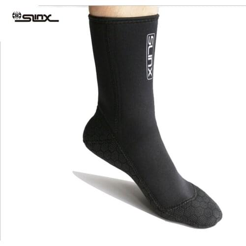 Neoprene Water Fin Sock Diving Wetsuits Sock 3MM for Women Men, Thermal Beach Sock Anti Slip Flexible for Snorkeling Surfing