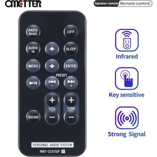 Suitable for Sony audio system remote control RMT-CCS15iP ICF-CS15IP ICF-CS15IPN ICF-DS15IPN