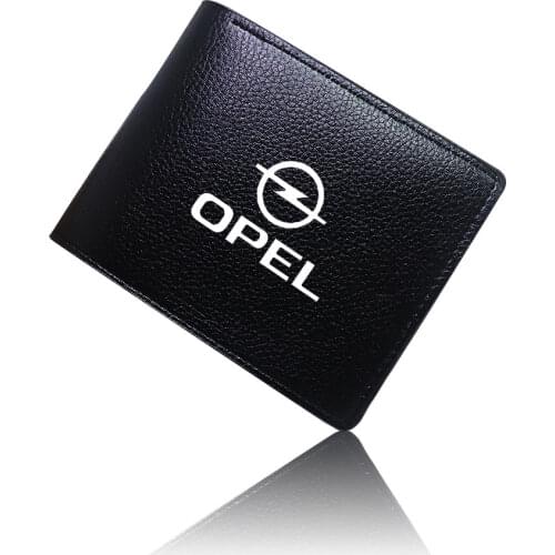Car leather wallet Card package For opel astra h j k g vectra b c zafira b corsa c d e mokka vivaro