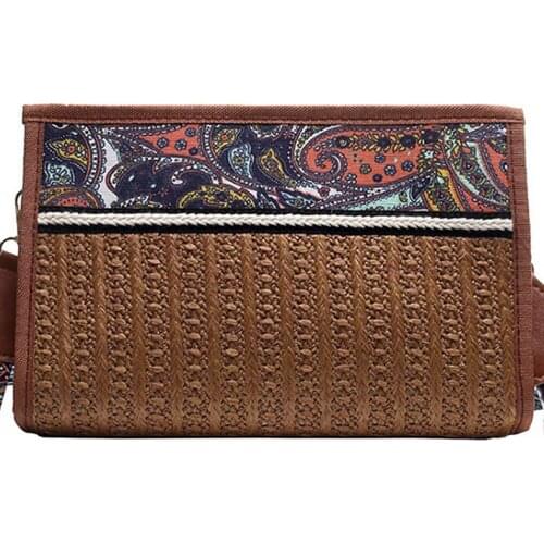 Womens Brand Straw Shoulder Bag Female Luxury Designer Weave Crossbody Bags Casual Flaps For Ladies Beach Vacation High Quality