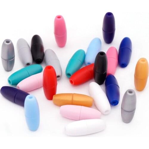 Sutoyuen 50pcs Safety Plastic Breakaway Clasps for DIY Silicone Baby Teething Necklace Bracelets Plastic Break Away Closure