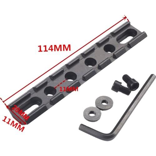 Tactical Military Picatinny RIS 20mm Standard Weaver Rail Mount Base Holder Adapter Aluminum Pistol Hunting Accessories