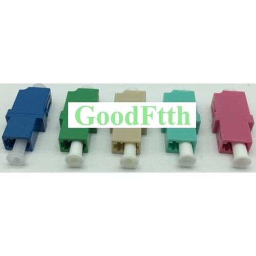 Fiber Optic Adapter Adaptor Coupler LC-LC Simplex Zirconia Ceramic Sleeve GoodFtth 200pcs/lot