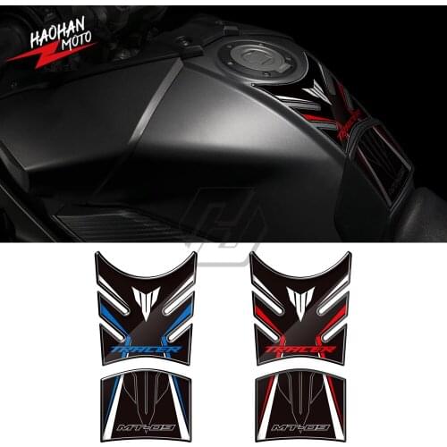 For Yamaha MT-09 Tracer 2014-2018 3D Resin Motorcycle Tank Pad Protector
