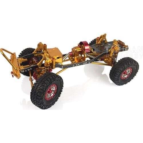 1/10 AXIAL SCX10 D90 Rock Crawler 313MM WB CNC RC Car Model Aluminium Alloy Frame Chassis Outdoor toys for boy gift TH01594-SMT6