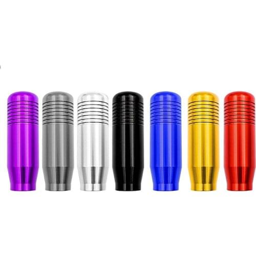 1Pcs Universal Car Aluminum Manual Shift Knob Gear Shift Knob Multi-Color Manual Transmission Shift Knob Gear Knob Racing Style