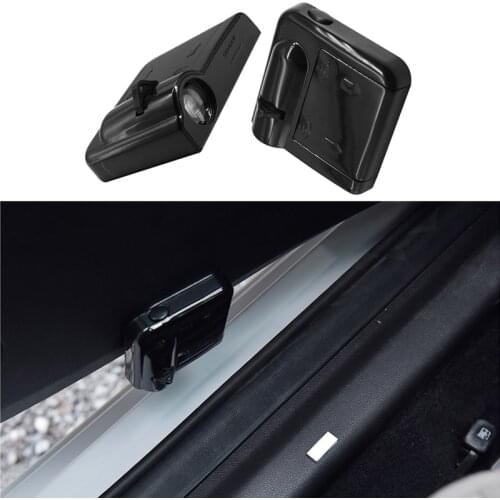 2PCS LED Welcome Light Car Door Emblem Projector Lamps For Nissan Qashqai J10 Juke Leaf Micra Sentra Patrol Maxima Murano Gadget