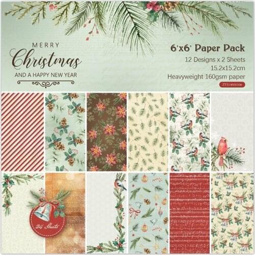 24Pcs/Lot Slash Retro Material Papers DIY Scrapbooking Album Diary Gift Decorative Paper Scrapbooking Paper