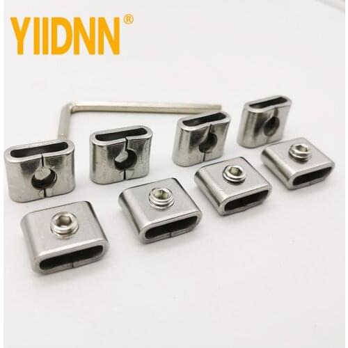 304 Stainless Steel Scru-Lokt Buckle, 5/8" Width, 25 per Box