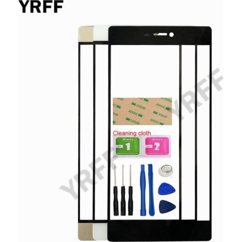 5.2'' For Huawei P8 Mobile Touch Screen Outer Glass For Huawei Ascend P8 Front Glass Panel Replacement
