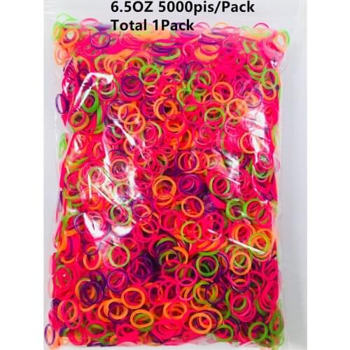 5000pis/Bag Dental Orthodontic Elastics Rubber Bands Brackets Ligature Ties Separators 6.5OZ 1/8 3/16 1/4 5/16mm