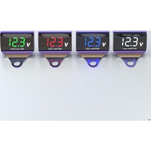 8V-150V LED Digital Display Voltmeter Car Motorcycle Voltage Volt Gauge Panel Meter With Bracket