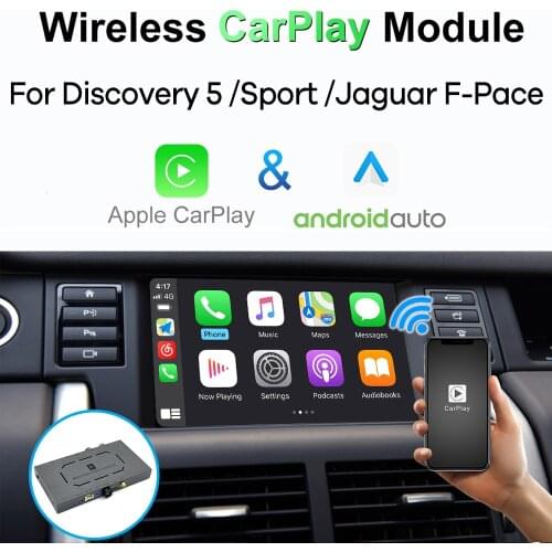 Wireless CarPlay for Land Rover Discovery Sport 5 / Jaguar F-Pace Android Auto Module Box Video Interface Mirror-Link