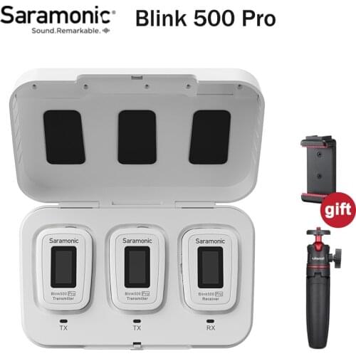 Saramonic Blink500 Blink 500 Pro Wireless Lavalier Lapel Microphone Studio Condenser Video Interview Mic for Phones Camera DSLR