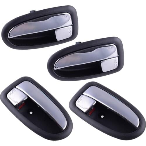 DWCX 4pcs Interior Door Catch Handle 82610-17020 82620-17020 Fit for Hyundai MATRIX LAVITA 2001-2005 2006 2007 2008 2009 2010
