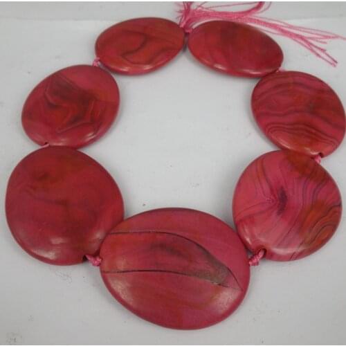 Red Slice Stone Beads Pendant Necklace Women Druzy Face Slice Pendant Accessories Super Popularity European Fashion Jewelry