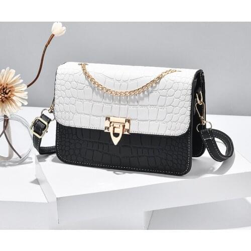 2021 summer street trend new stone grain crossbody female bag fashion trend zipper buckle small square bag