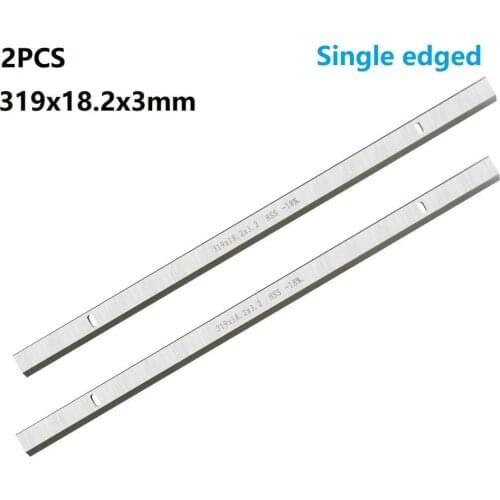 2pcs HSS Wood Planer Blade 319x18.2x3mm Wood Planer Parts For CT-340 Thicknesser Ryobi AP13 COBRA GMC Woodworking Hand Tools