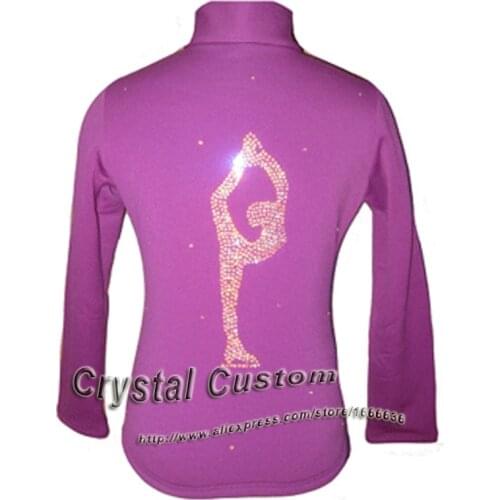 2016 Hot Sales Ice Skating Dress Kids New Brand Vogue Figure Skating Jacket For Competition J2015