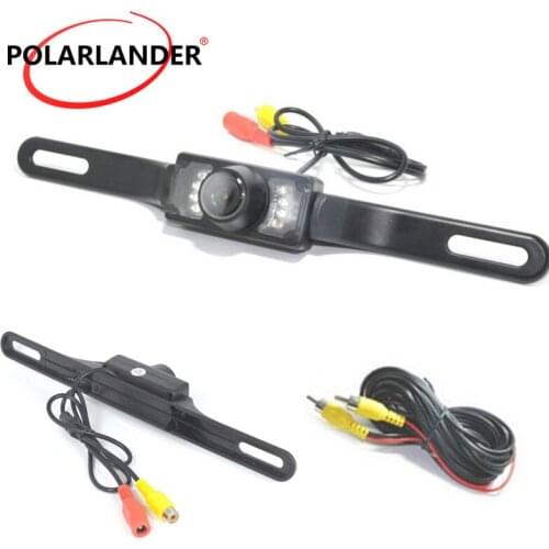 Best selling 120 Degree Visible Range WaterproofBackup Car Rear View License Plate Camera Infrared Night Vision