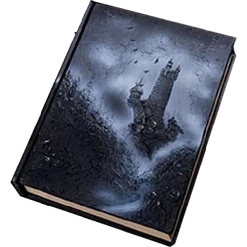 MESOPOTAMIA DIY Scrapbooking Business Vintage Embossed Notebook Gift Relief Castle Custom Made Handmade Notebooks Craft Stickers