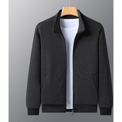 Spring and autumn new mens jacket mountaineering leisure stand-up collar zipper shirt