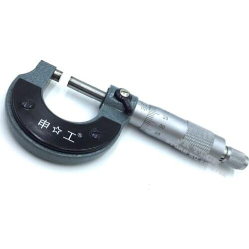 0-25mm/0.01mm Outside Micrometer Carbide Standards Metric Screw Thread Gauge Caliper Measuring Tools