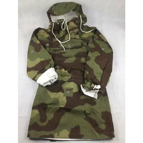 WWII GERMAN ELITE ITALIAN CAMO MILITARY UNIFORM REVERSIBLE MOUNTAIN ANORAK SMOCK COAT COLLECTION WAR REENACTMENTS