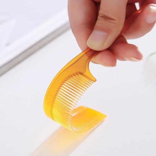 Plastic Horn Comb Tendon Long Hair Small Comb Anti-static Hair Straight Hair Hair Dressing Curly Hair Massage Comb Comb