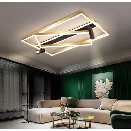 Simple Aluminum LED Chandeliers For Office Dining Room Kitchen Bedroom Restaurant Coffee Bar Study Room Foyer Indoor Home Lamps