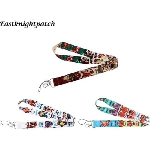 E3019 Cartoon Monster Lanyard For Keys Phone Strap Neck Strap Keychain Lanyards ID Badge Holder