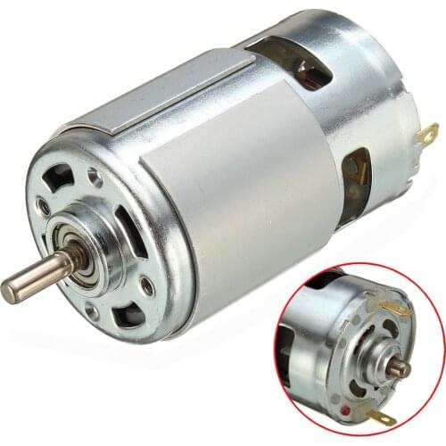 12V-36V 3500-9000RPM 775 Motor Ball Bearing Large Torque High Power Low Noise DC Motor Accessories Electrical Supply