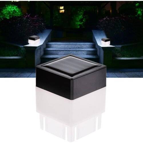 LED Solar Lamp 6V 2W Photosensitive Switch Solar Light For Porch Path Street Fence Garden Stairs Lawn Corridor White/Warm Light