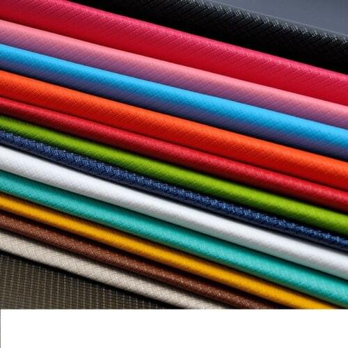 Synthetic material fabric notebook cover leather 0.6mm New factory wholesale Pull drill grain PU leather mobile phone case