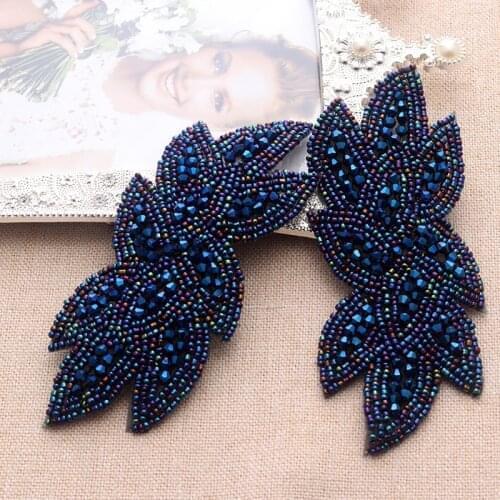 YANSYAR 1PCS Wholesale Rhinestones Appliques DIY For Wedding Dresses Sash Rose Gold Crystal Sewing On For Bridal Belt