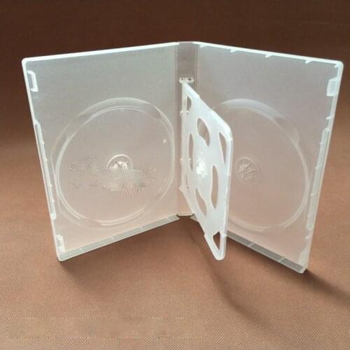 188X135X20mm BRAND NEW 1PCS 4DVD Transparent Soft Plastic Case Hold Insert / 4 Disc