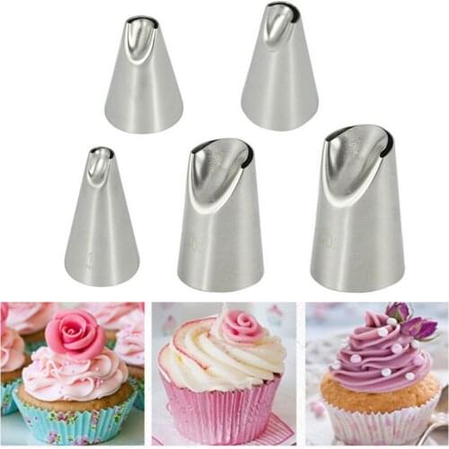 1Pcs Piping Tip Stainless Steel Piping Nozzle Tip DIY Pastry Decor Baking Tools