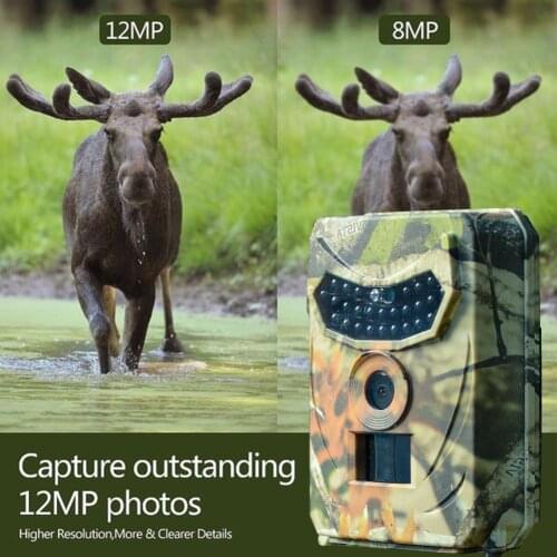 1080P Hunting Camera Photo Trap 12MP Wildlife Trail Vision Cameras Video Scouting Game Thermal Trail For Hunting Imager Nig O7G7