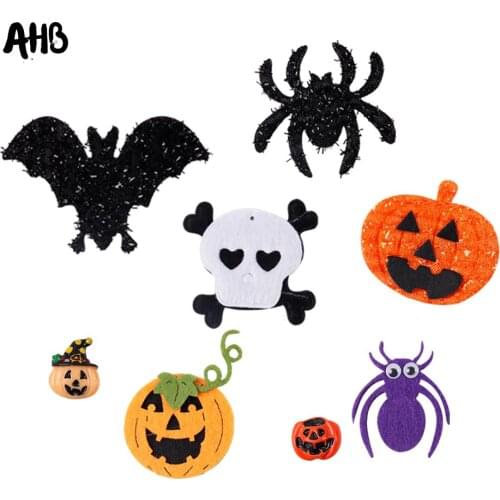 AHB 7pcs Mixed Appliques Glitter Rainbow Felt Shiny Glitter Patches DIY Headware Accessories Patches Scrapbooking Sticker