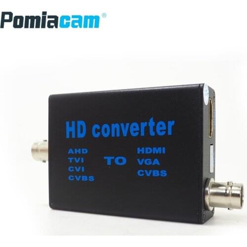 AHD41 10pcs/lot 4-in-1 Video Signal Converter,Signal Input AHD TVI CVI CVBS To HDMI/VGA/CVBS Signal Convertor 1080P 960P