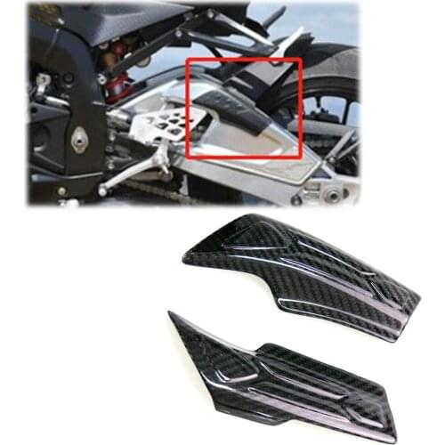 For BMW S1000RR 2015-2018 Motorcycle Accessories Carbon Fiber Rocker Decorative Cover Rocker Trim Swingarm Protection Cover
