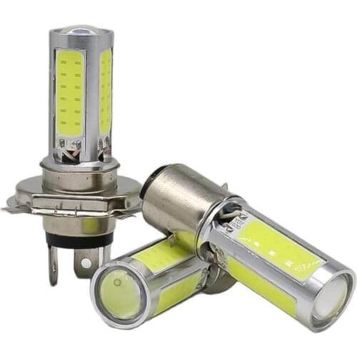 BA20D H4 P15D-25 H7 LED Motorcycle Headlight Blubs 6500K moto light COB Scooter Accessoire Motorbike