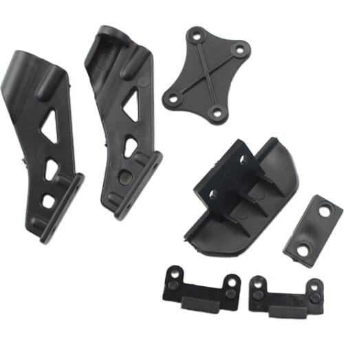 Black Anti Collision Bumper Tail Wing Firmware Fitting Upgrade Parts for WLtoys