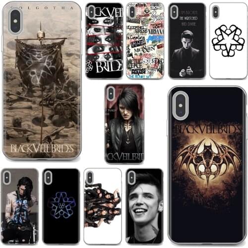 For Huawei Y6 Y5 2019 For Xiaomi Redmi Note 4 5 6 7 8 Pro Mi A1 A2 A3 6X 5X 7A Music Band Black Veil Brides Poster Soft TPU Case