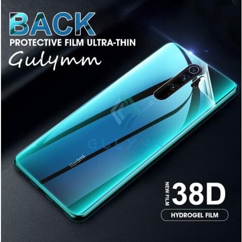 38D Back Hydrogel Film For Xiaomi Mi 9T Mix 3 Poco F1 Screen Protector For Xiaomi Redmi Note 9 8 7 5 6 Pro 7A 8A Full Cover Film