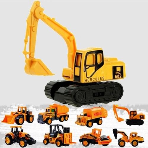 Simulation Engineering Car Toy Excavator Model Tractor Toys Boys Children Kids Truck Vehicles Forklift Machine Birthday Gift