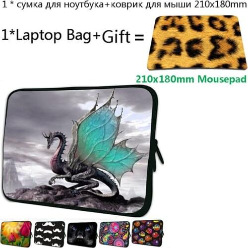 Mousepad+Laptop Notebook Chromebook Sleeve Bag 11.6 12, 15.6 15, 14 14.1, 17, 13.3 12.9 13, 7, 10 Inch Tablet Netbook Case Funda