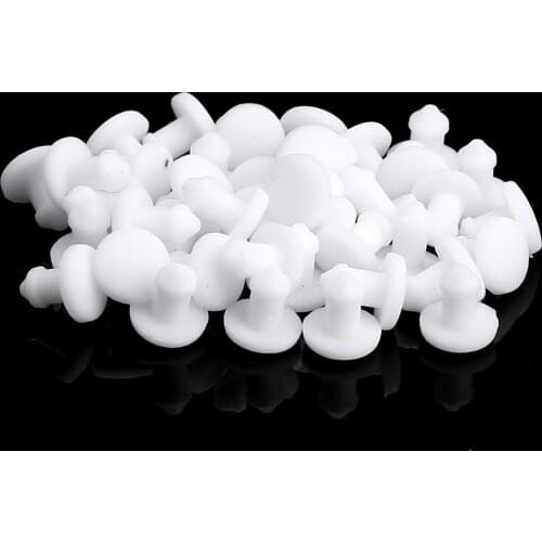 40Pcs 2.5mm Anti Dust Paint Protect Round Insert Plugs High Tem Resistant Silicone Rubber Stoppers Anti-aging Sealed Gasket Caps